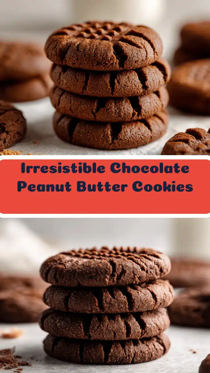 chocolate peanut butter cookies recipe