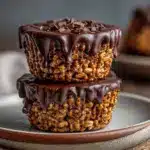 Chocolate Peanut Butter Rice Krispie Cups - featured image