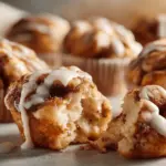 cinnamon roll muffin monkey bread bites - featured image