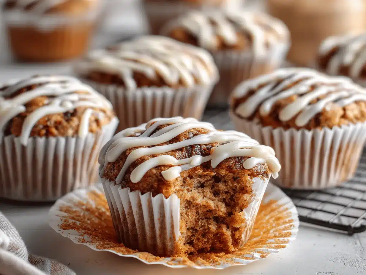 cinnamon roll muffins preparation steps