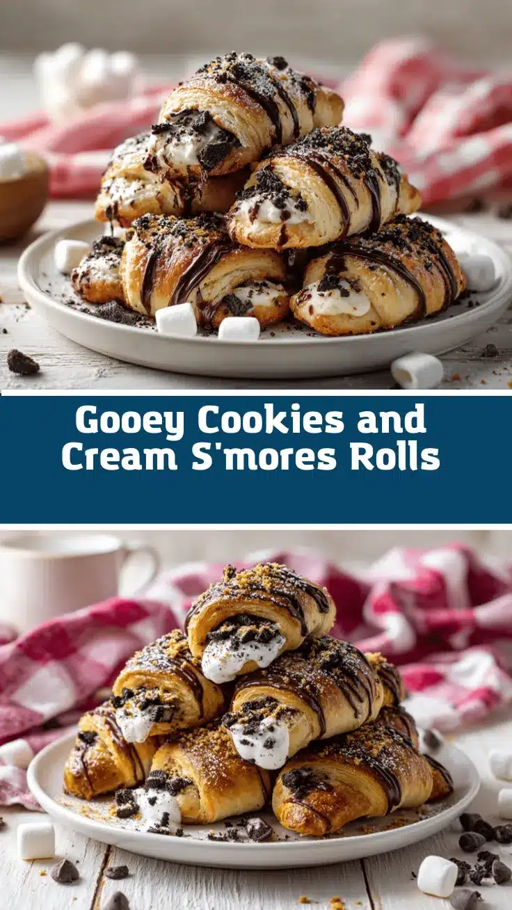 cookies and cream smores crescent rolls recipe