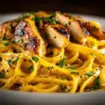 cowboy butter chicken linguine - featured image