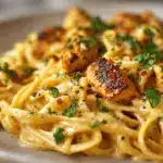 cowboy butter chicken linguine - featured image
