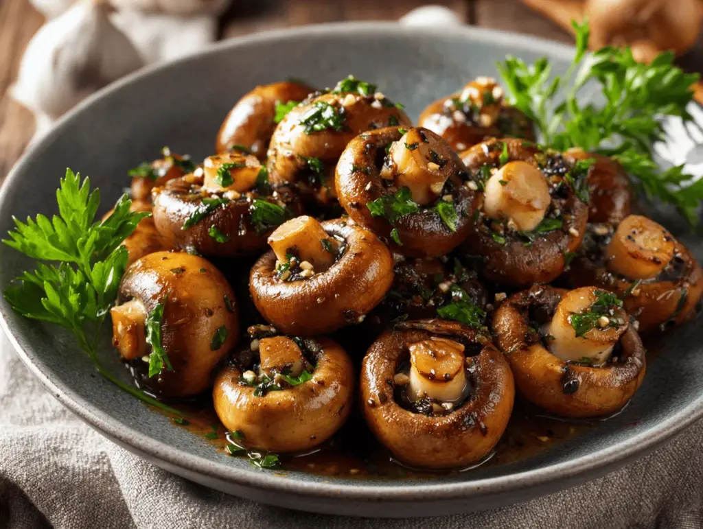 Cowboy Butter Garlic Mushrooms - featured image