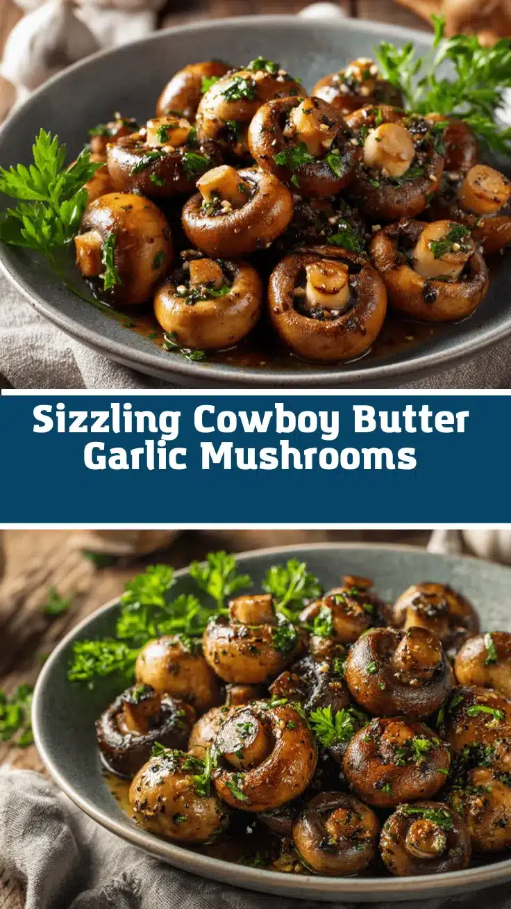 Cowboy Butter Garlic Mushrooms recipe