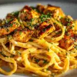 creamy Cajun chicken linguine - featured image
