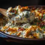 creamy chicken and wild rice casserole - featured image