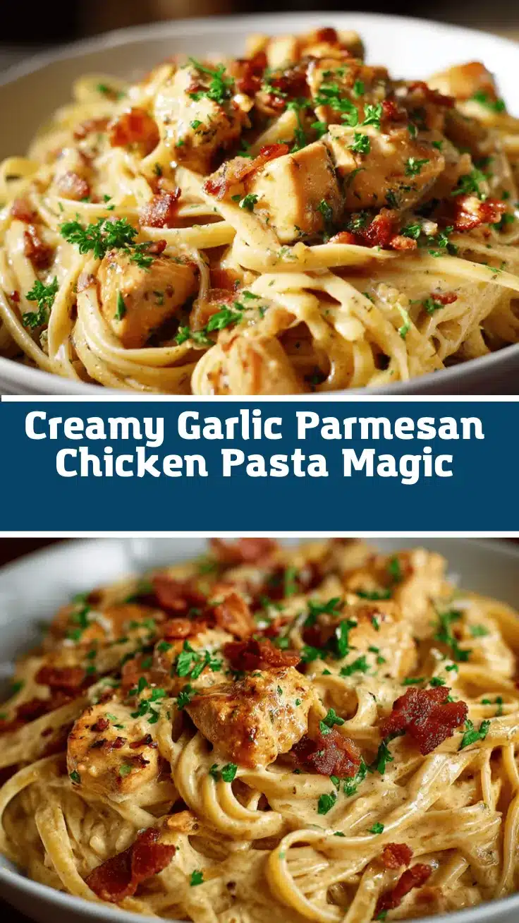 creamy garlic parmesan chicken linguine recipe