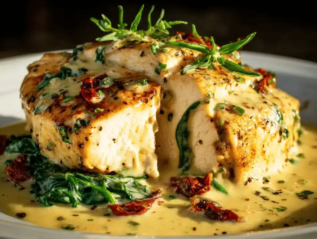 creamy Tuscan garlic parmesan chicken - featured image