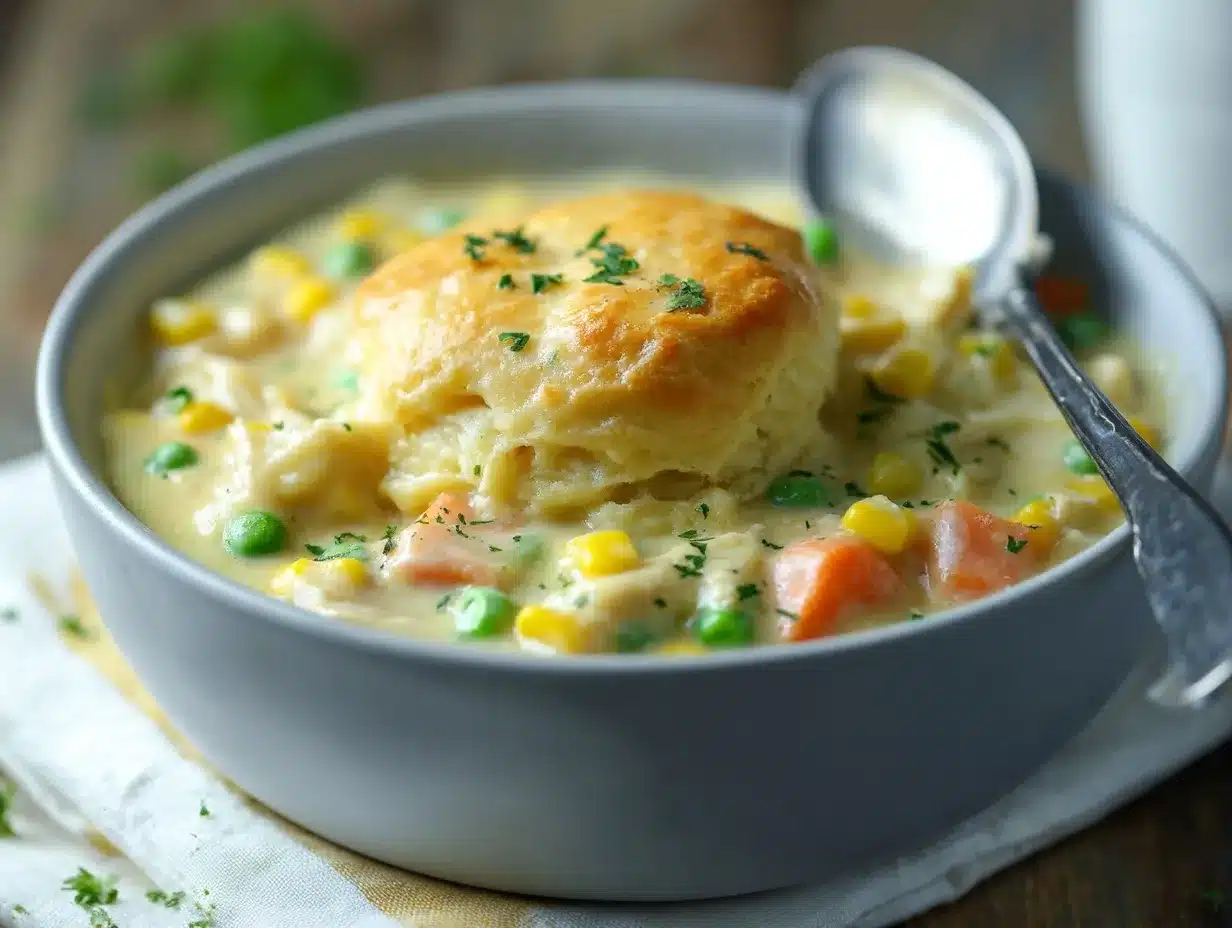 crock pot chicken pot pie preparation steps