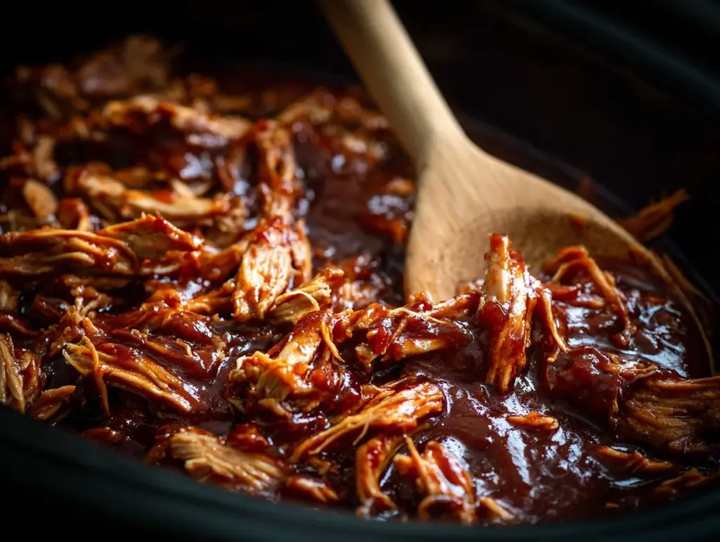 crockpot BBQ chicken - featured image