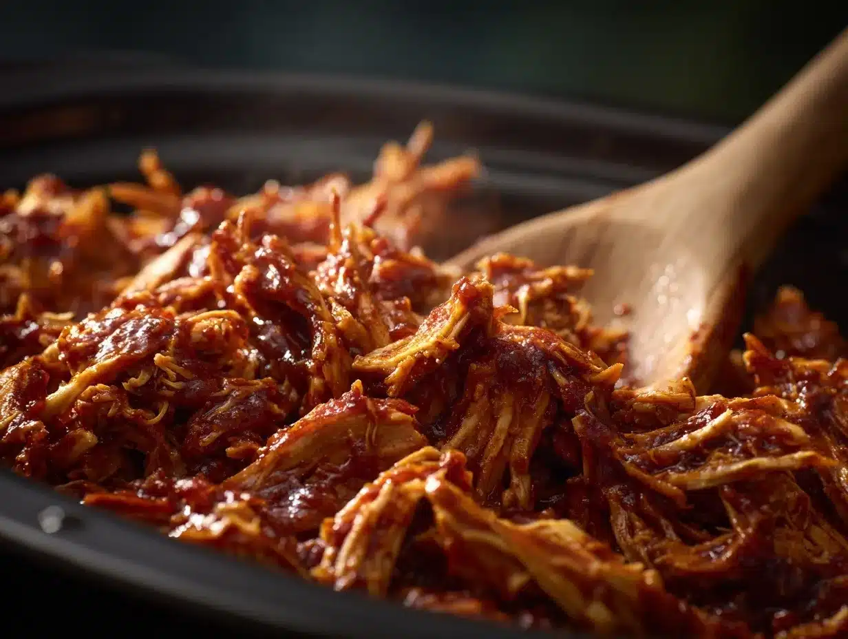 crockpot BBQ chicken preparation steps