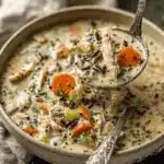 crockpot chicken wild rice soup - featured image