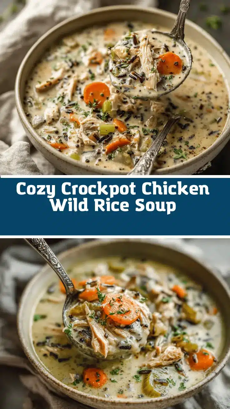 crockpot chicken wild rice soup recipe