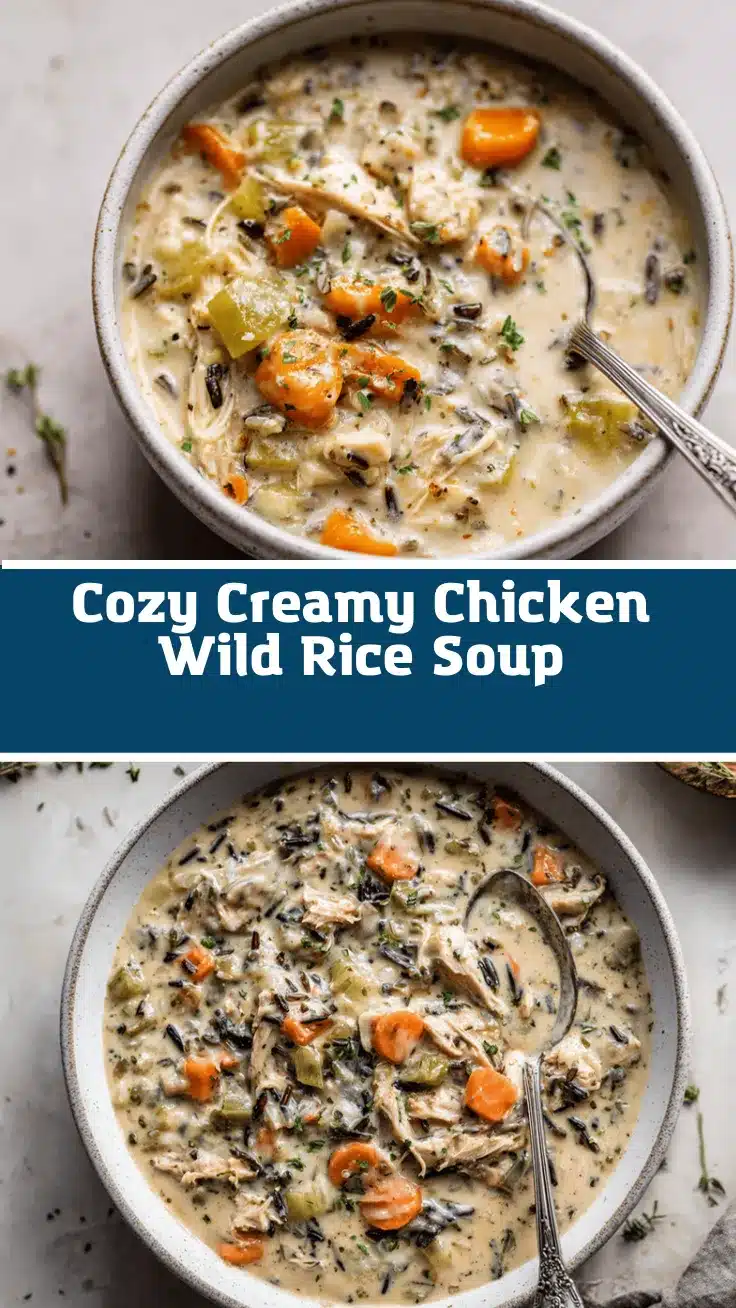 crockpot creamy chicken and wild rice soup recipe