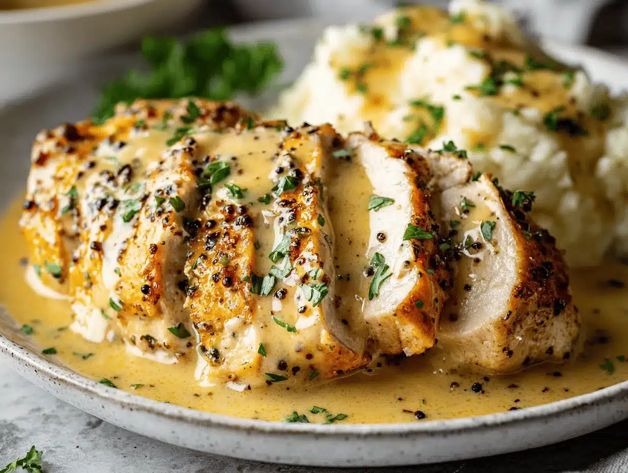 crockpot creamy garlic parmesan chicken preparation steps