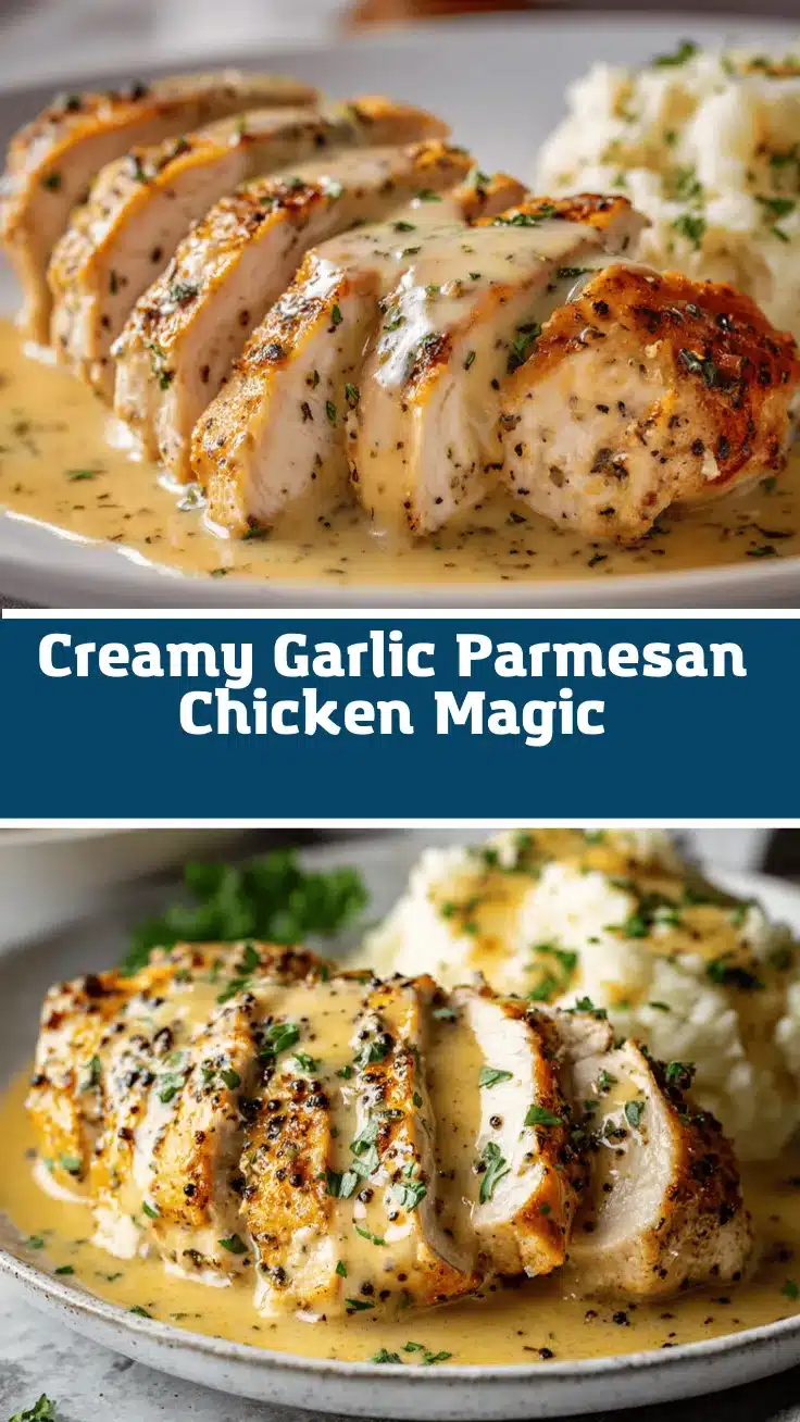 crockpot creamy garlic parmesan chicken recipe