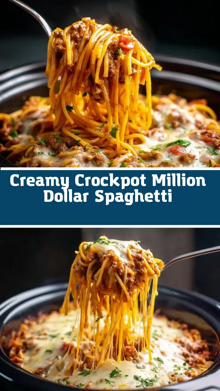 Crockpot Million Dollar Spaghetti recipe