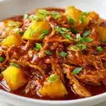 Crockpot Pineapple BBQ Chicken - featured image