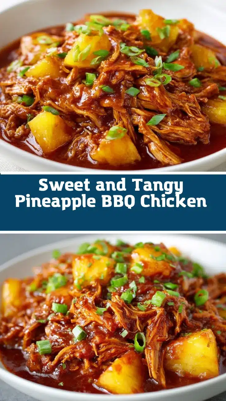 Crockpot Pineapple BBQ Chicken recipe