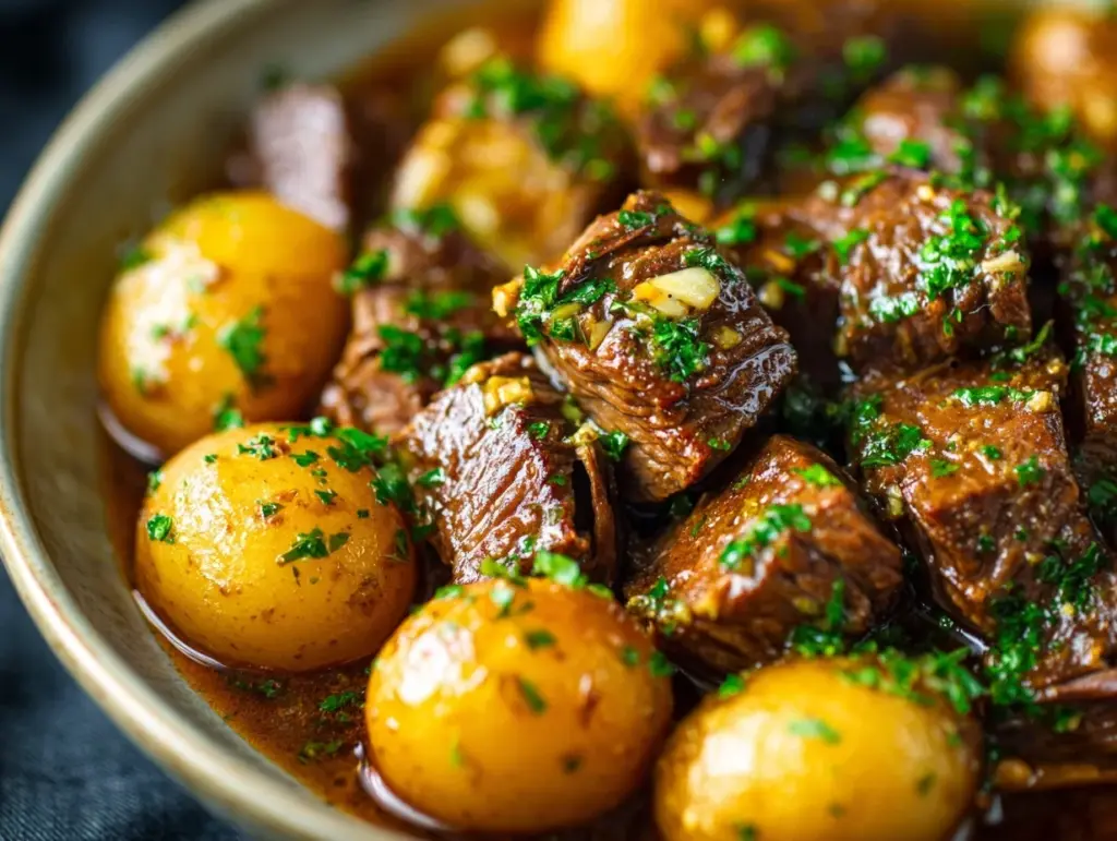 crockpot steak and potatoes - featured image