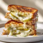 dill pickle grilled cheese sandwich - featured image
