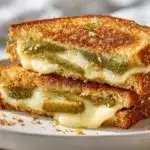 dill pickle grilled cheese sandwich - featured image