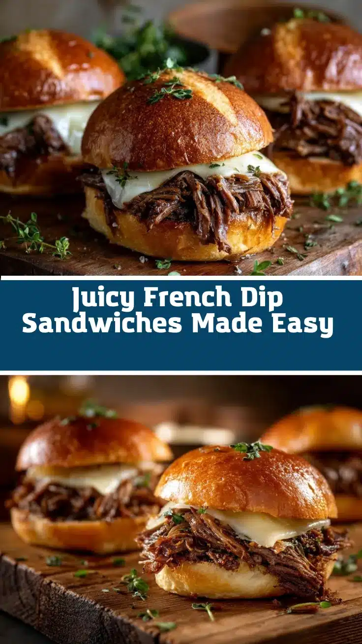 French dip sandwiches recipe