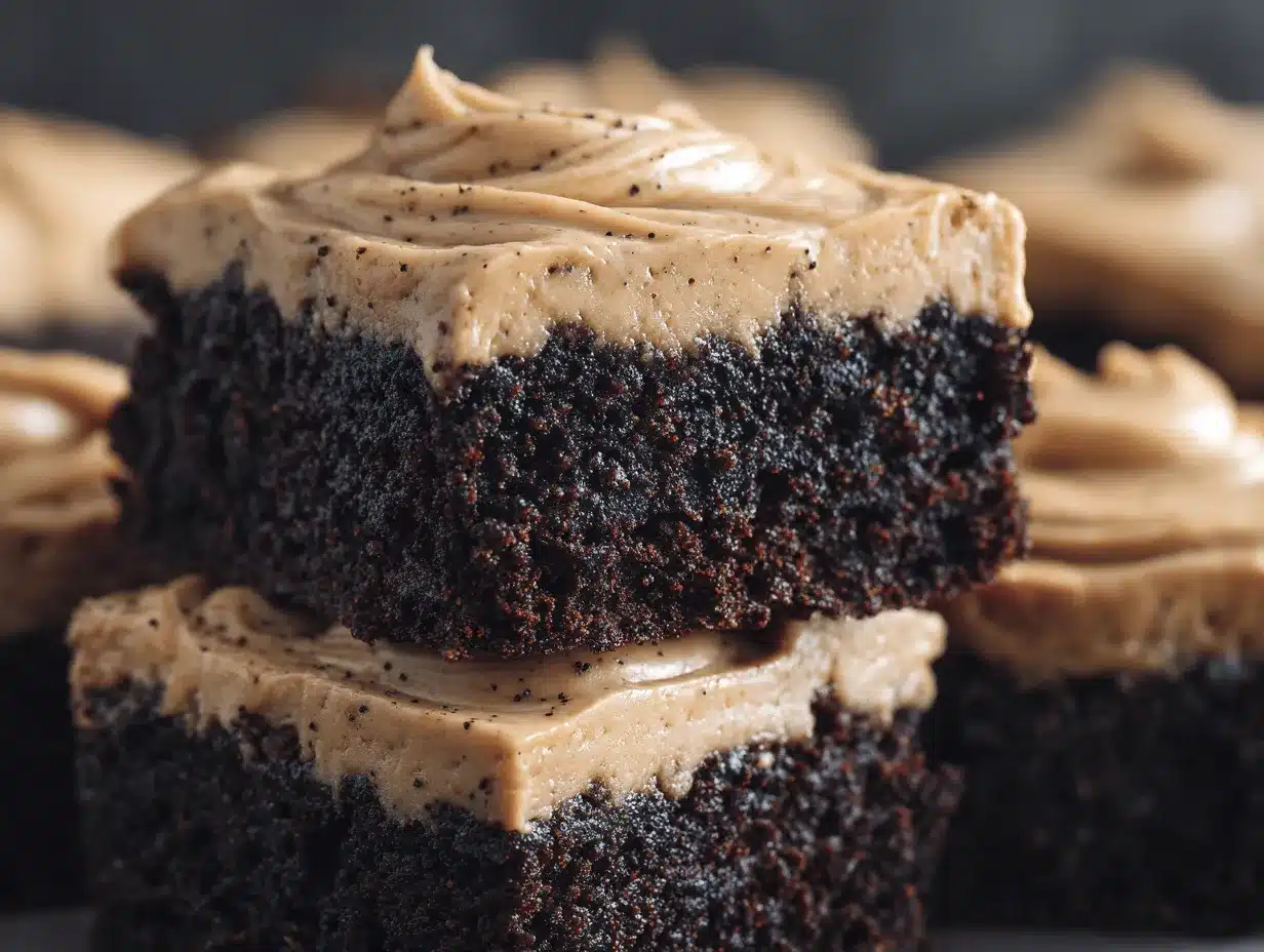 frosted coffee brownies preparation steps
