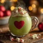Grinch Peppermint Hot Chocolate Bombs - featured image