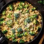ground turkey orzo skillet - featured image