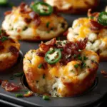 jalapeño popper mashed potato muffins - featured image