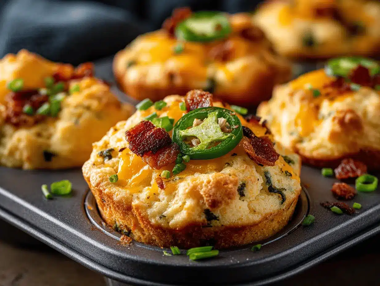 jalapeño popper mashed potato muffins preparation steps