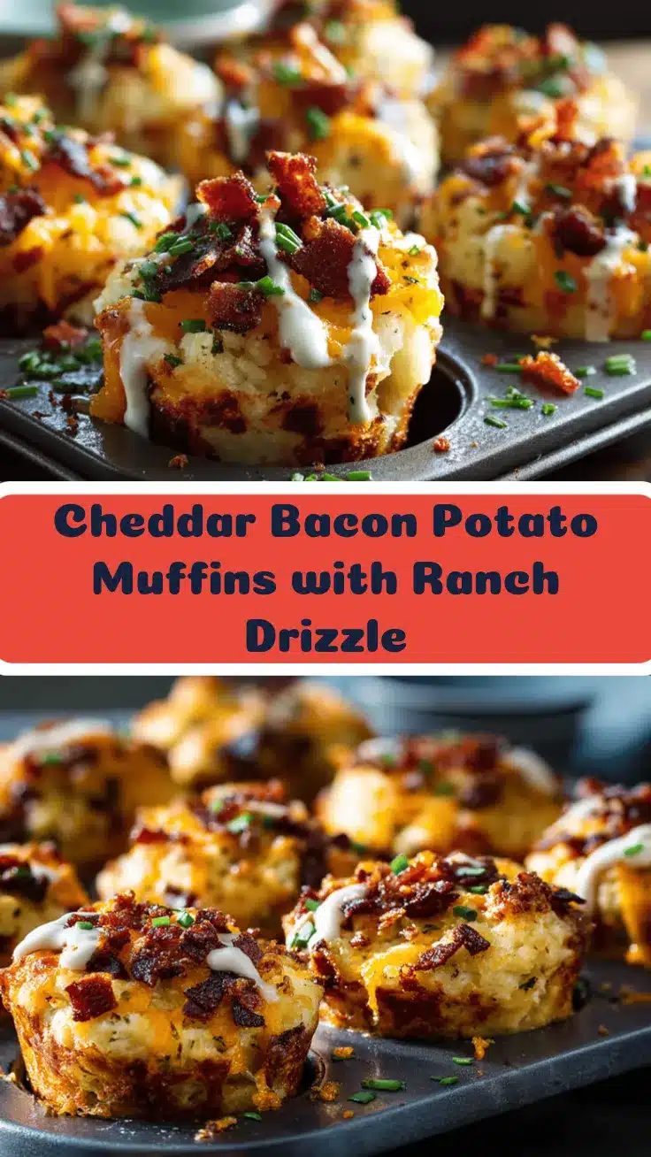 loaded cheddar bacon mashed potato muffins recipe