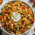 loaded Doritos taco pasta salad - featured image