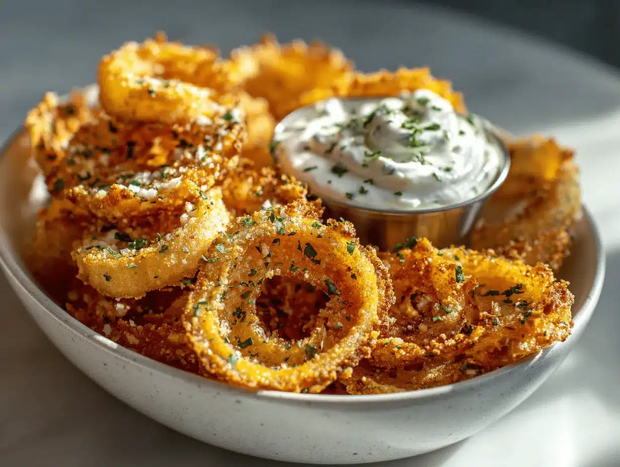 loaded ranch onion ring chips preparation steps