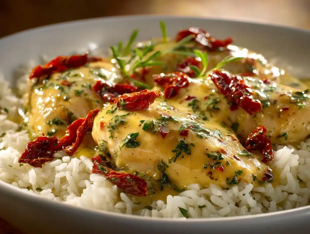 Marry Me Chicken crockpot preparation steps