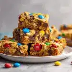 monster cookie bars - featured image