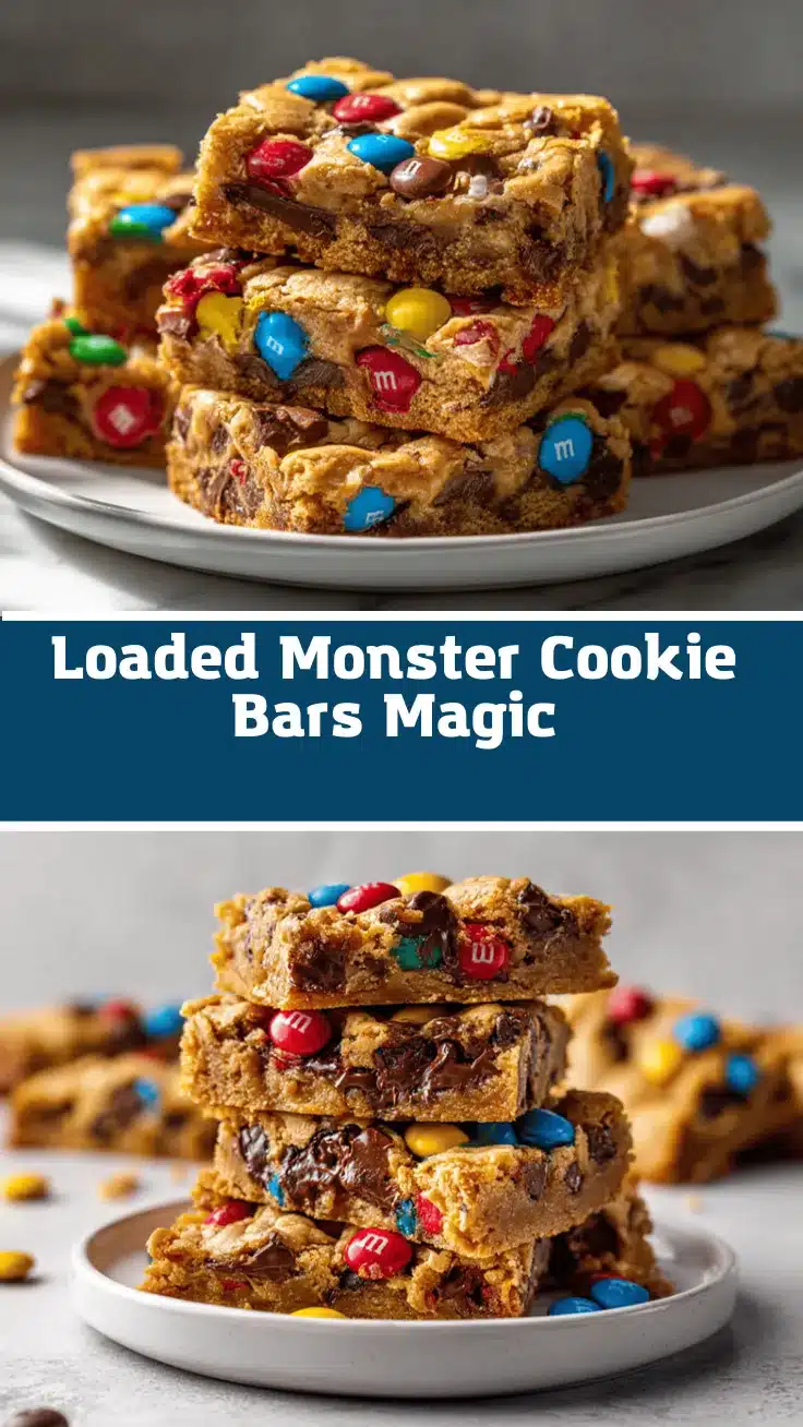 monster cookie bars recipe