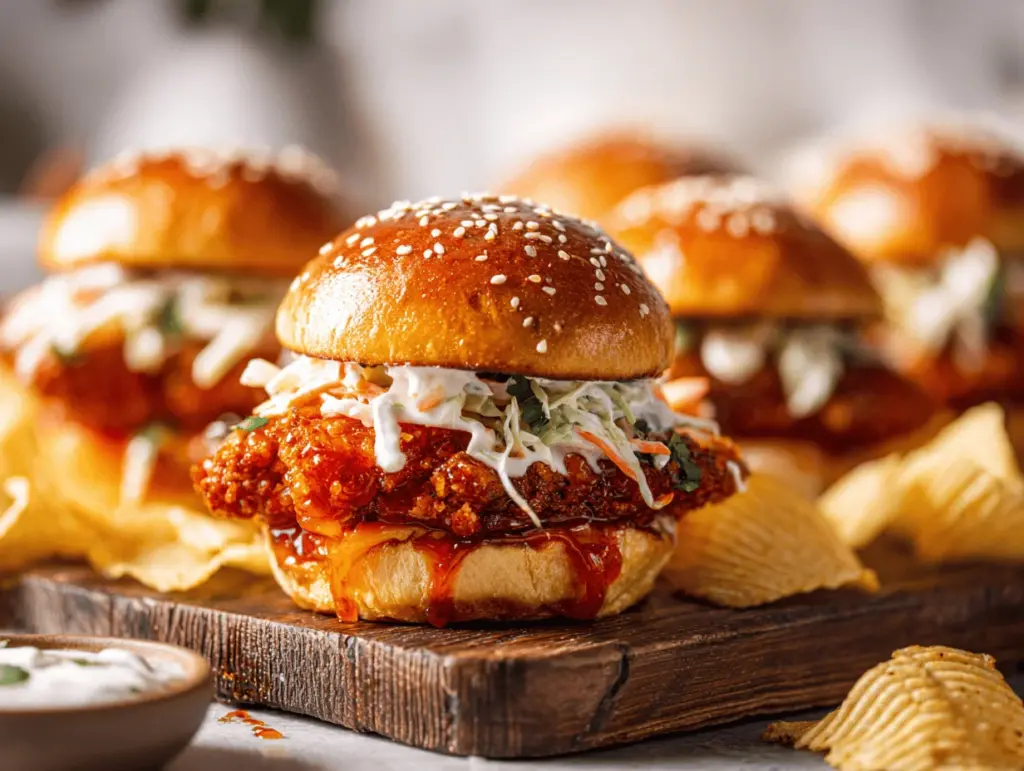 Nashville hot honey chicken sliders - featured image