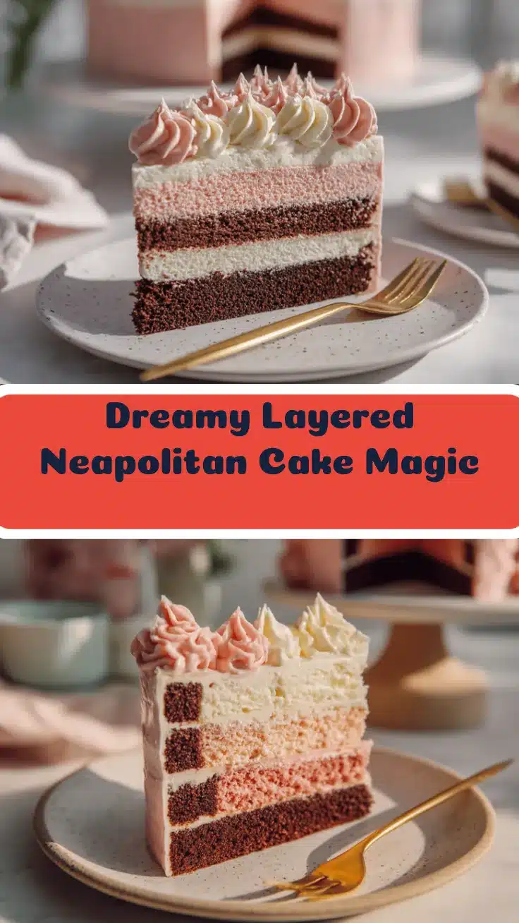Neapolitan cake recipe recipe