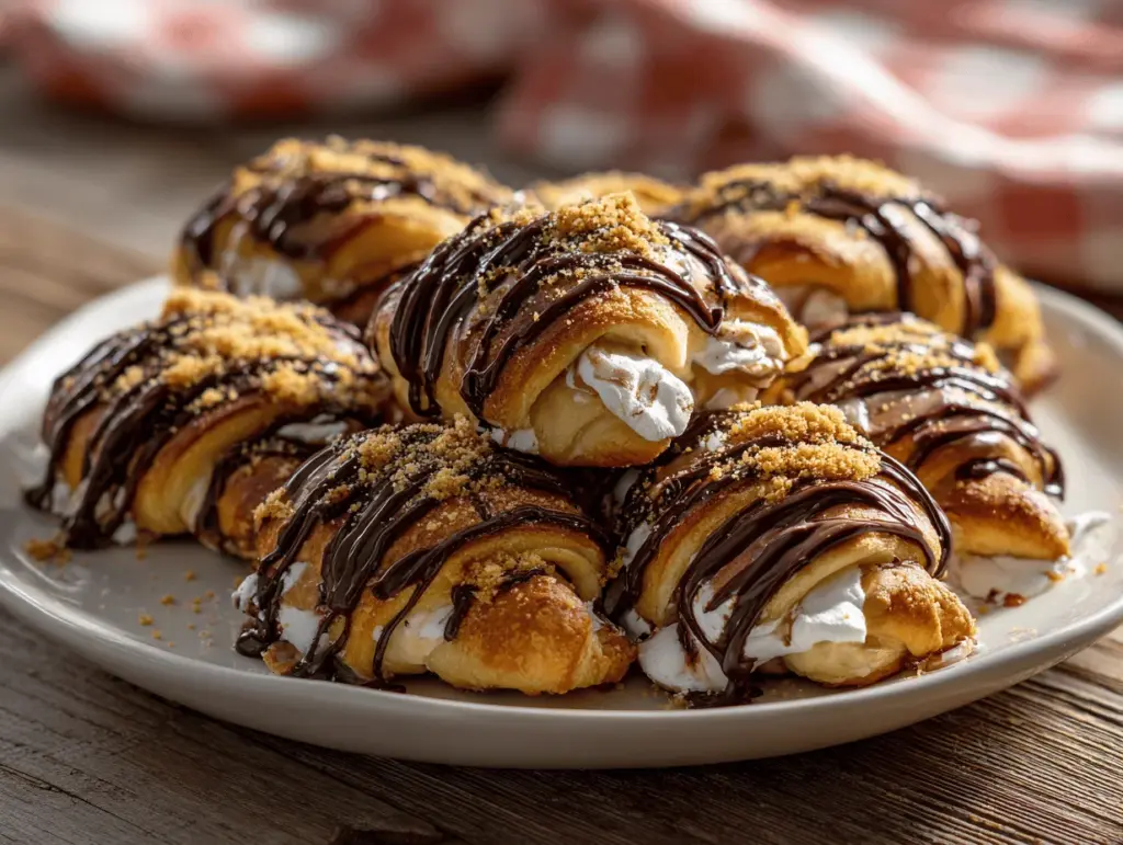 Peanut Butter Smores Crescent Rolls - featured image