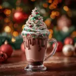 Peppermint Mocha Christmas Tree Hot Chocolate - featured image