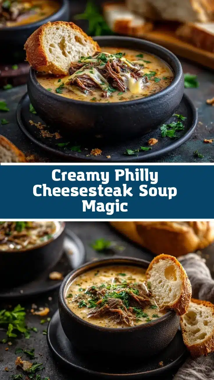 Philly cheese steak soup recipe
