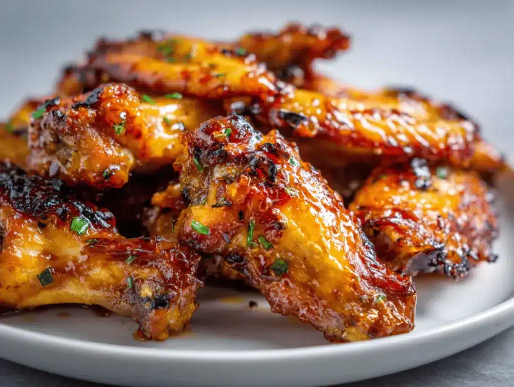 pineapple-teriyaki chicken wings - featured image
