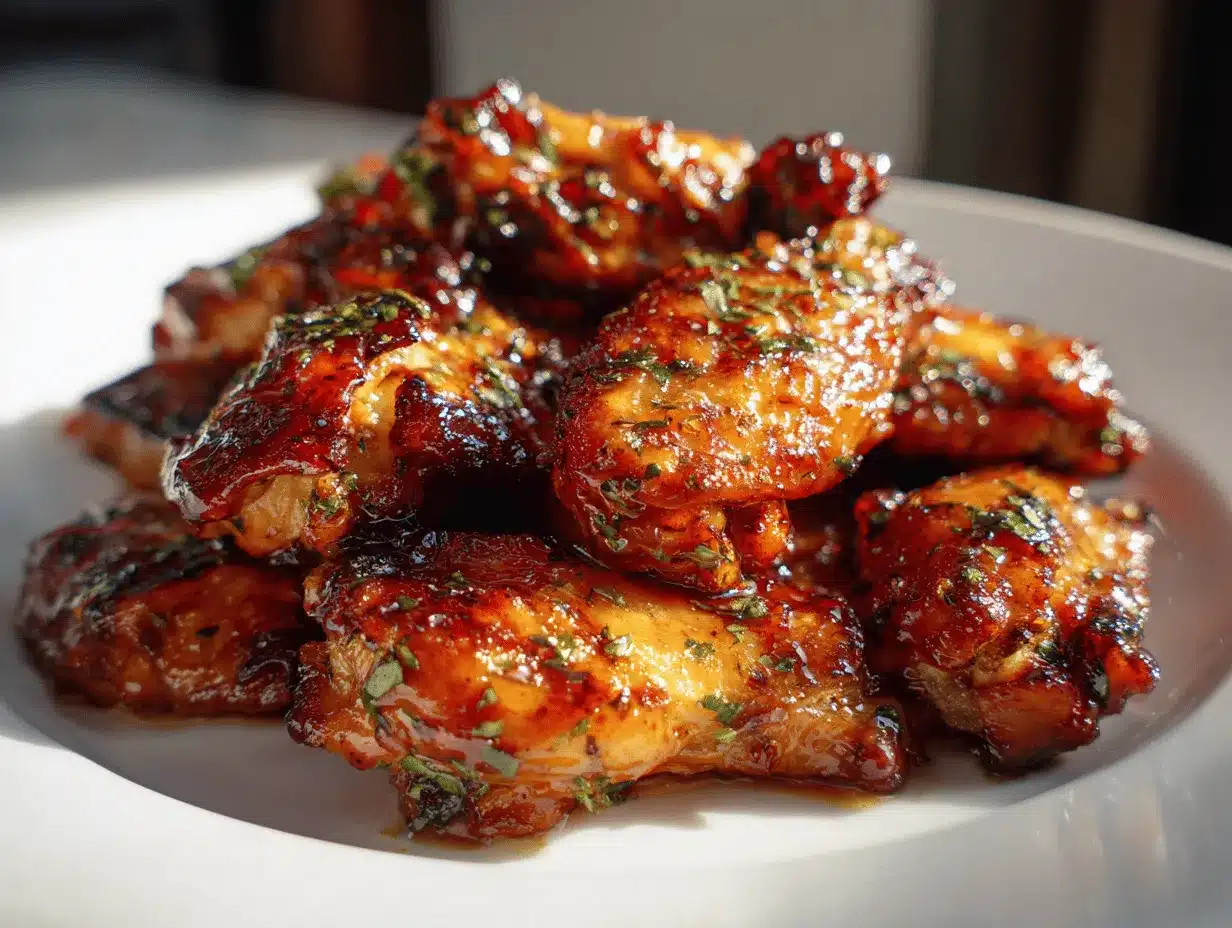 pineapple-teriyaki chicken wings preparation steps