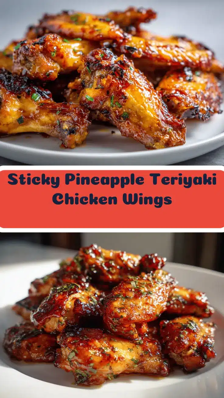 pineapple-teriyaki chicken wings recipe