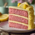 pink lemonade layer cake - featured image