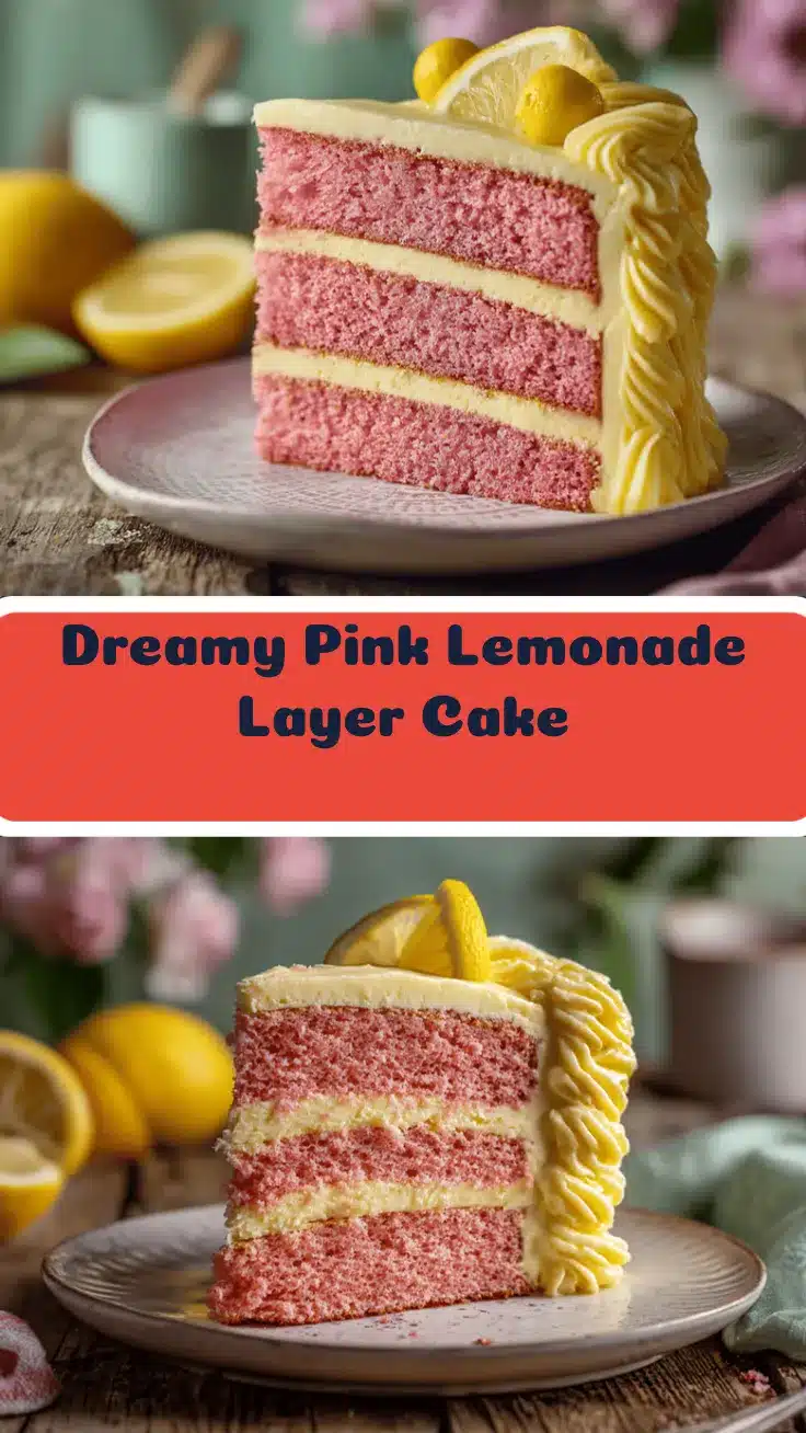 pink lemonade layer cake recipe