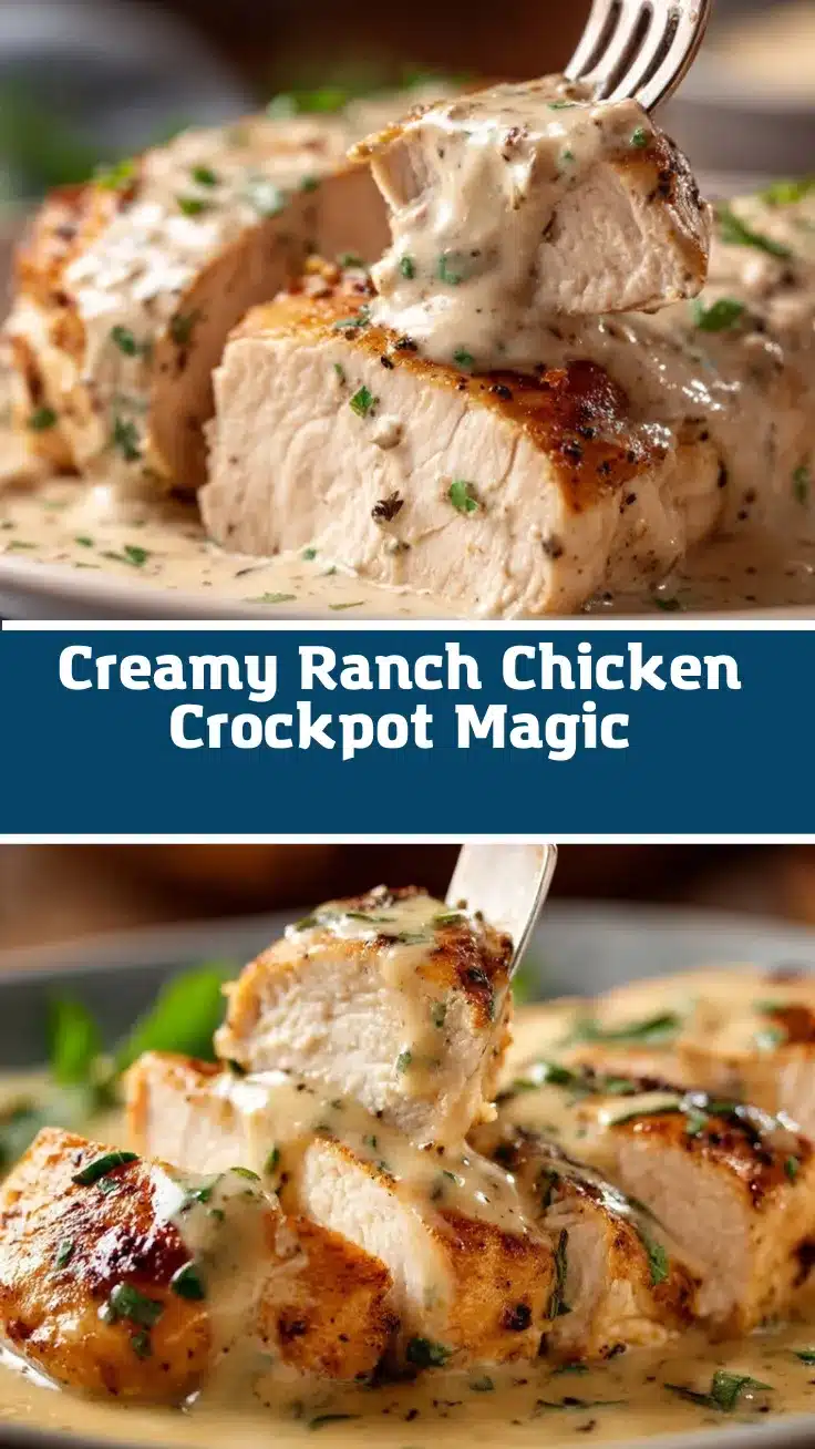 ranch chicken creamy crockpot recipe